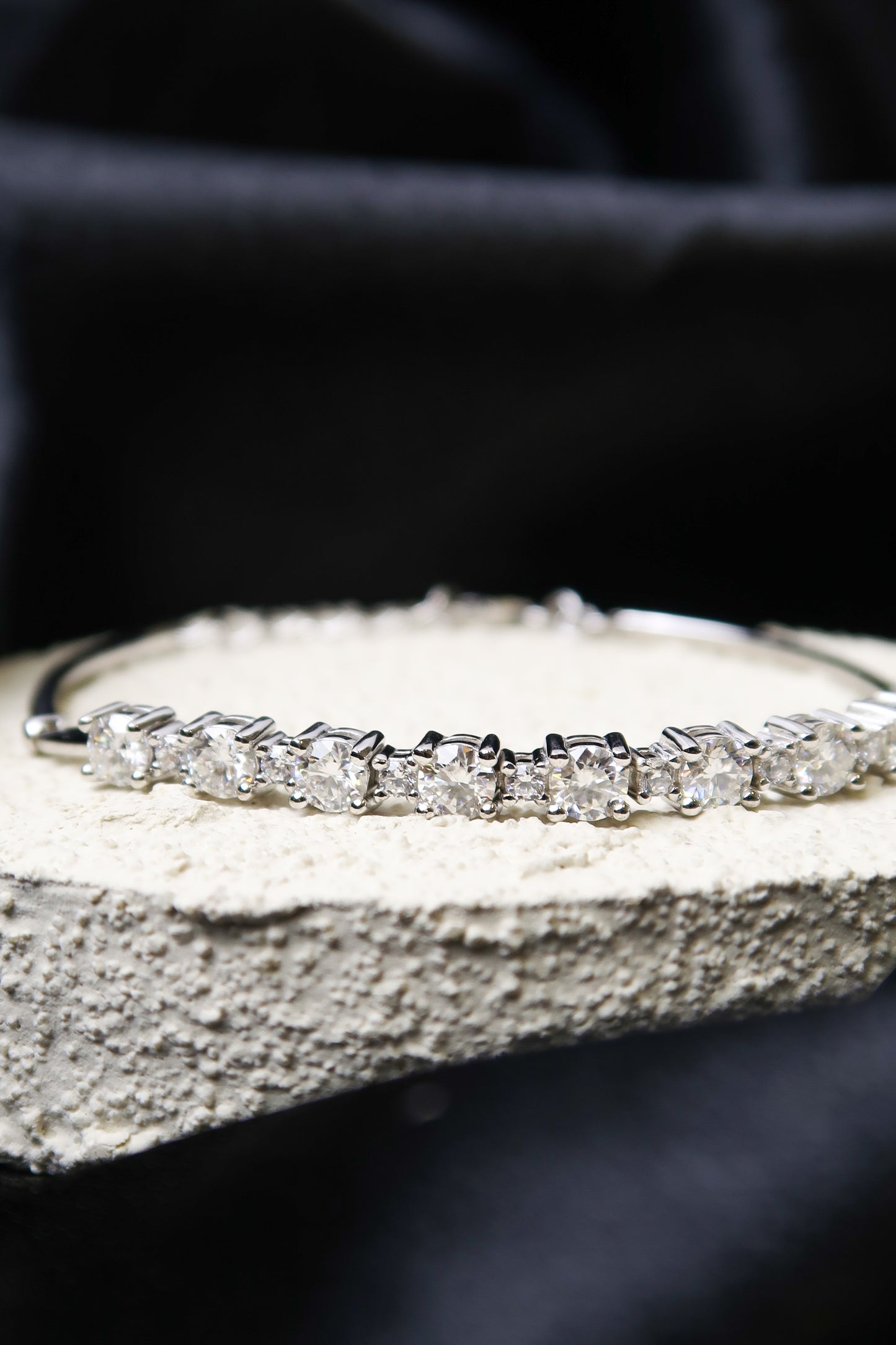 Annabelle .925 Sterling Silver Moissanite Bracelet