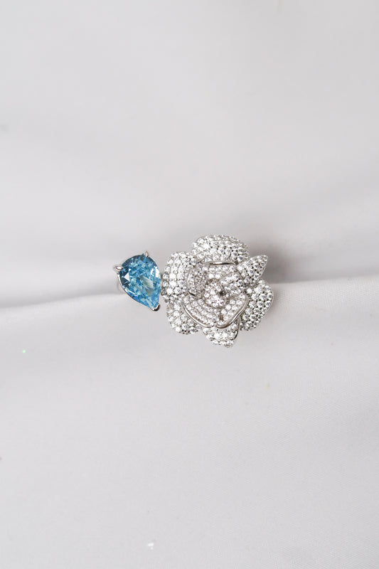 Garden Party .925 Moissanite Adjustable Ring