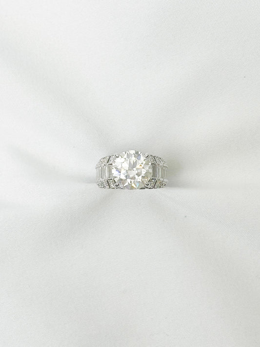 Royal 5 Carat Moissanite .925 Sterling Silver Ring