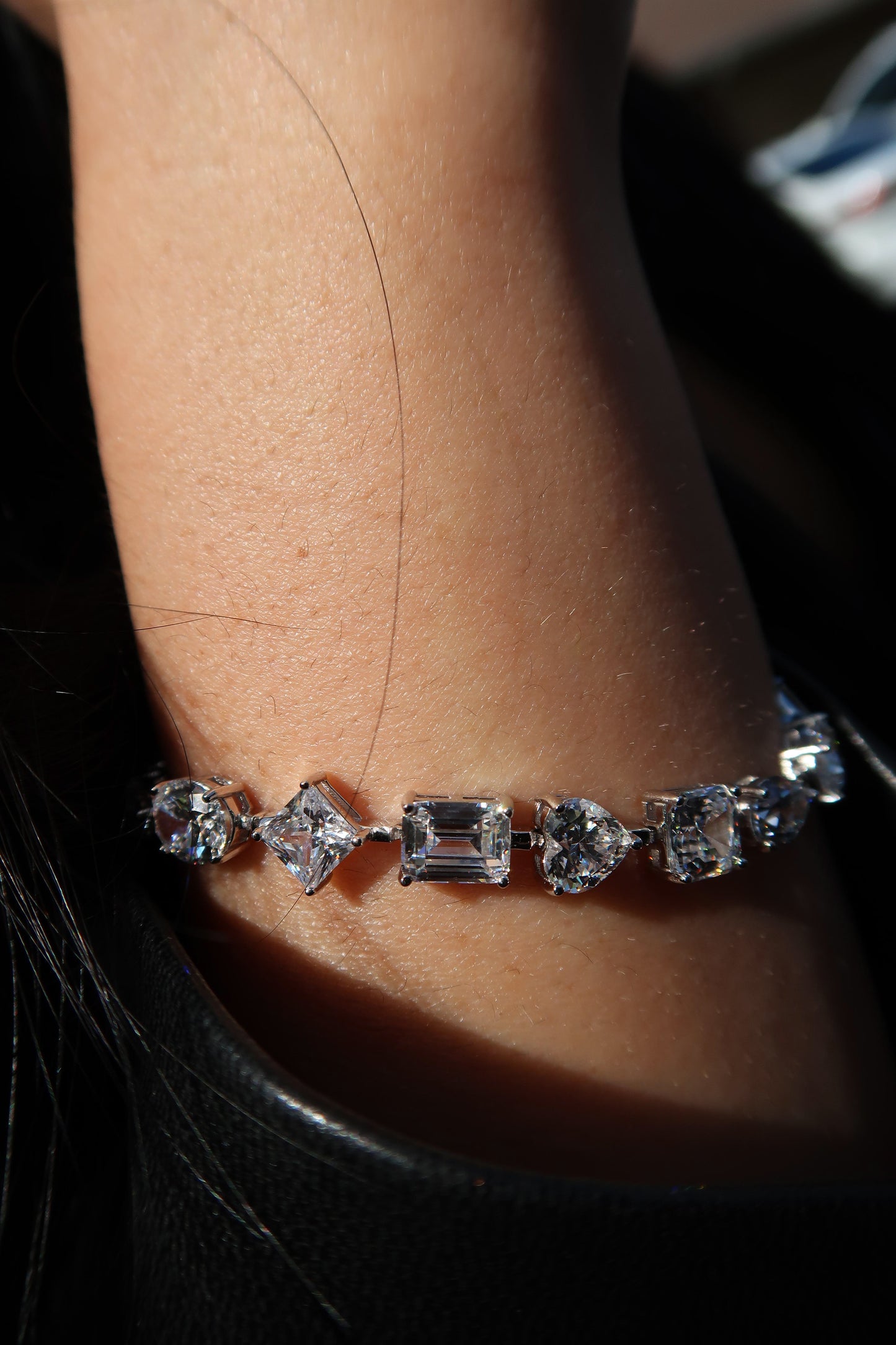 Just Crushiń .925 Sterling Silver Tennis Bracelet