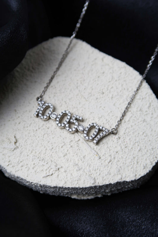 Duchess .925 Sterling Silver Moissanite Name Necklace