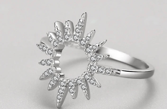 Sunkissed Sterling Silver Ring