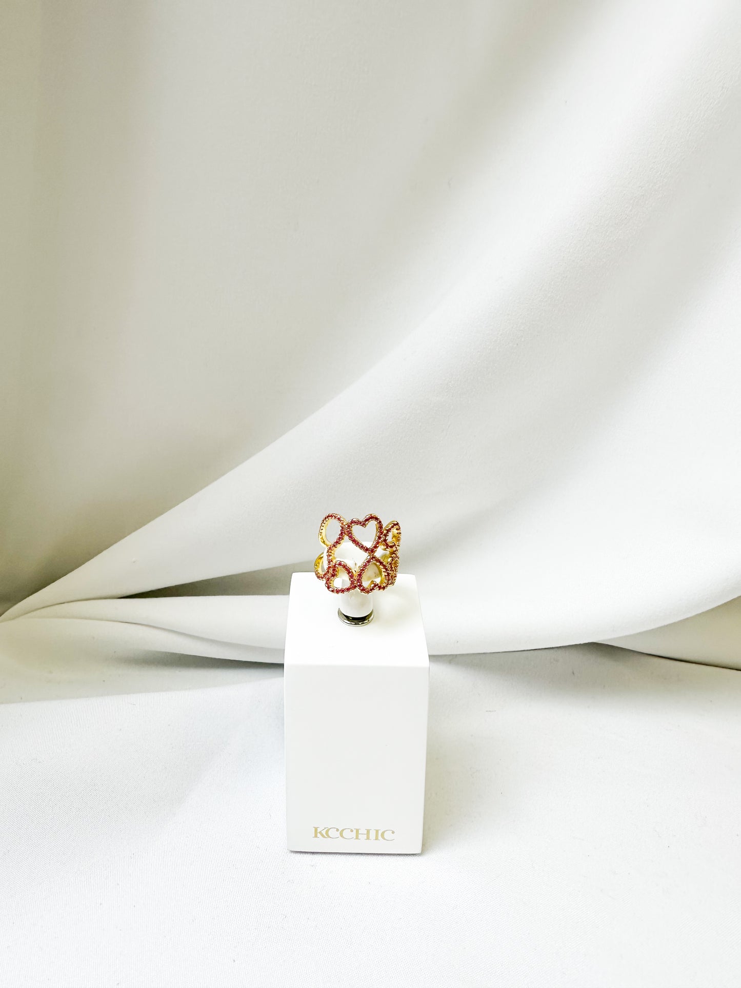 Mila Gold Heart Ring