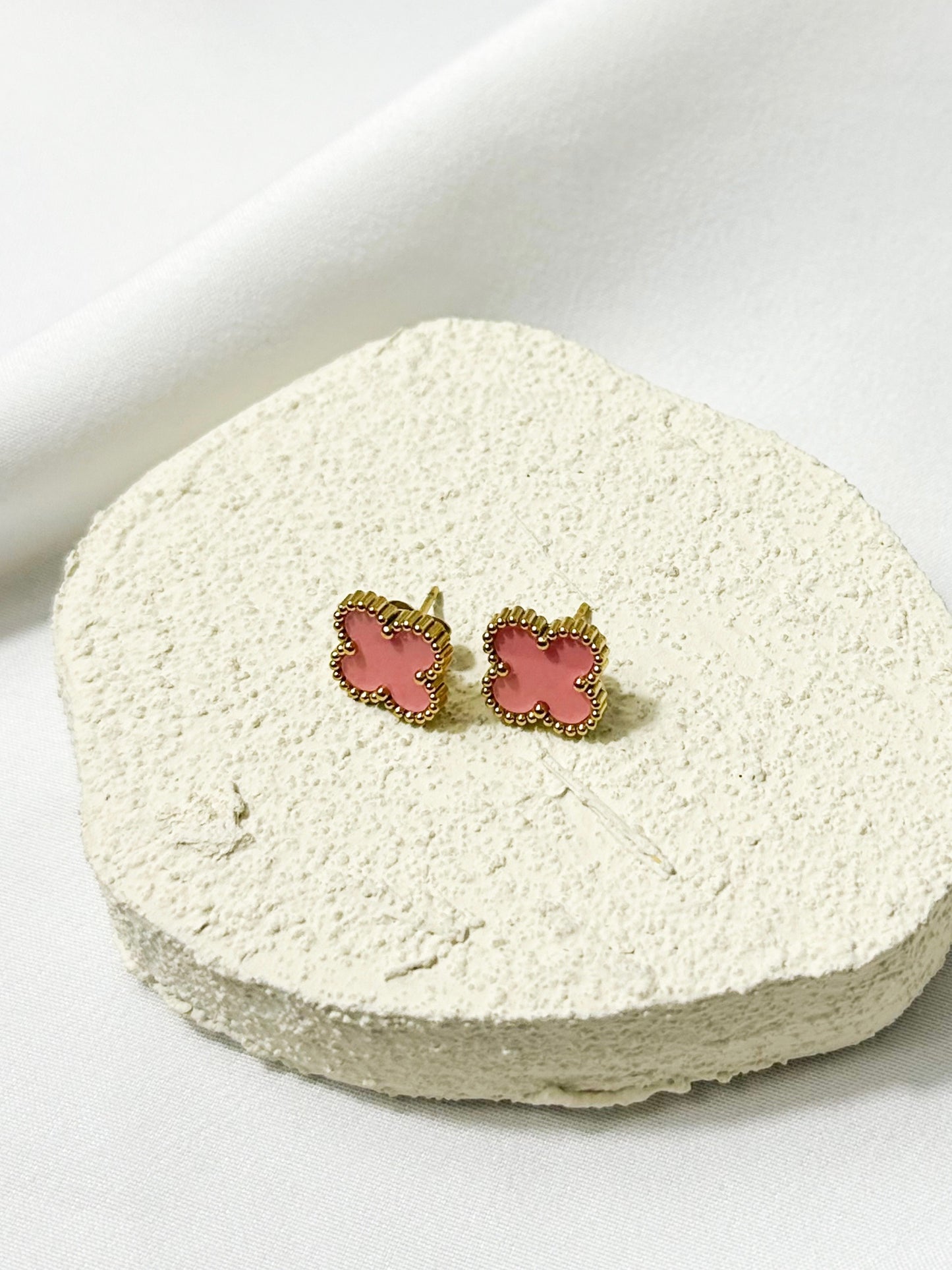 A Moment For The Pink 316L Stainless Steel Stud Earrings