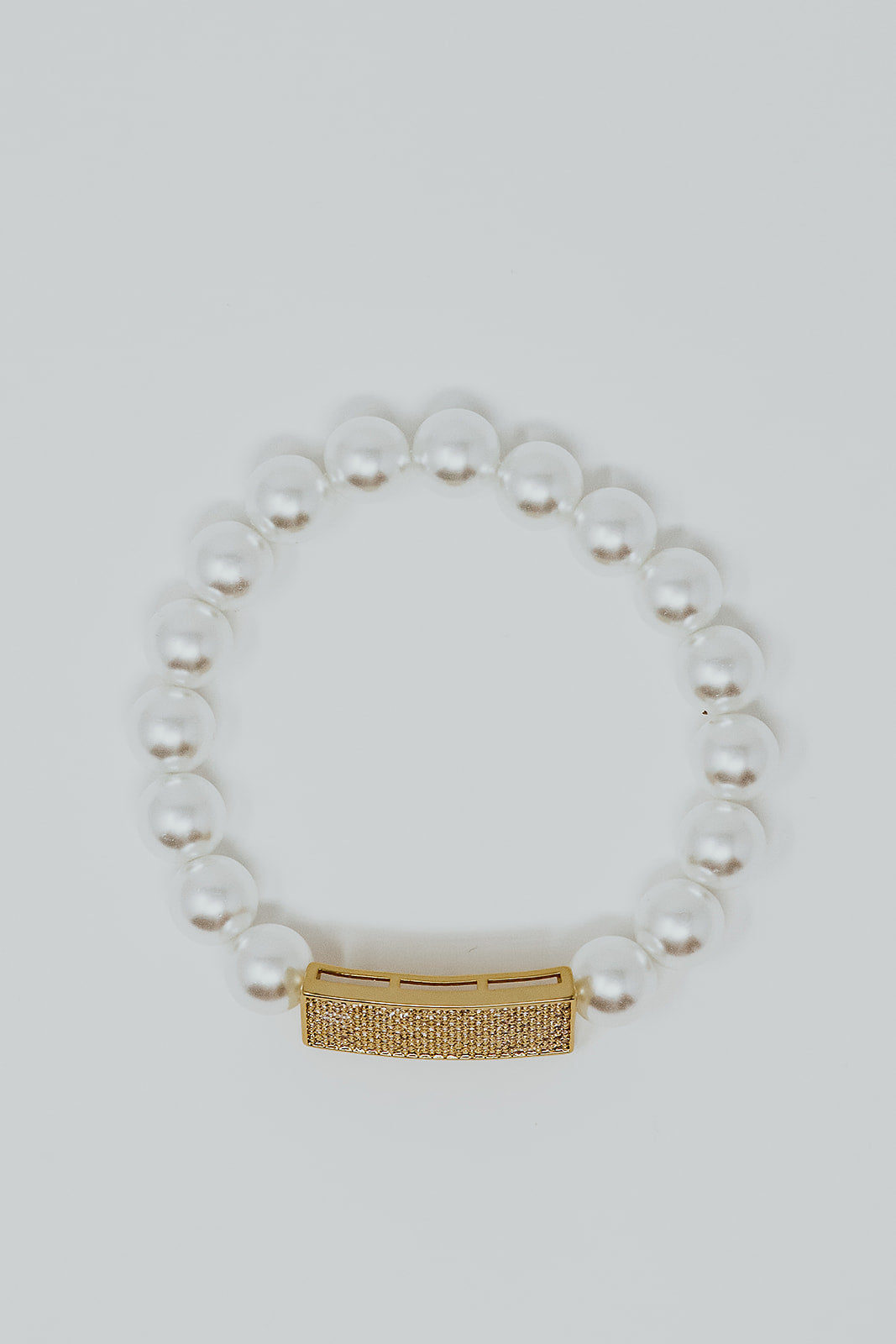 Swanky 5 Piece Pearl Bracelet Stack