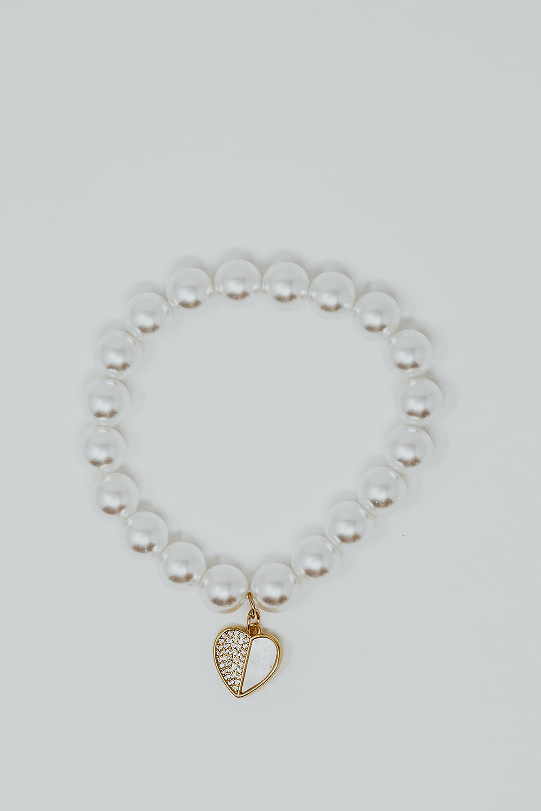 Swanky 5 Piece Pearl Bracelet Stack