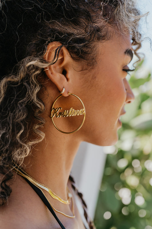 Be Bougie Mini’s Personalized Hoops